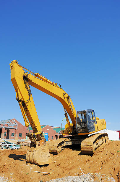 istock Excavator Heavy Equipment on Construction Site 471185179