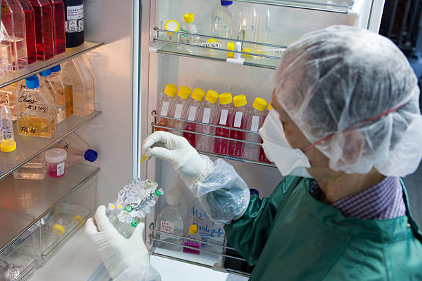 istock scientist takes a sample from the refrigerator 471186581