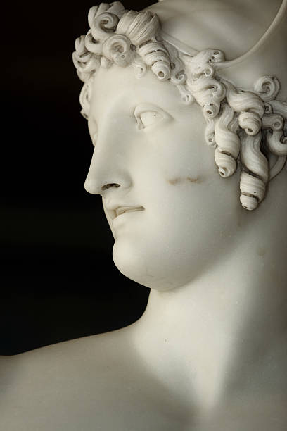 istock Marble statue of Greek God Apollo 471187227