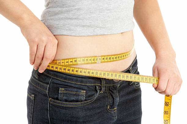 istock Woman Measuring Waist 471187287