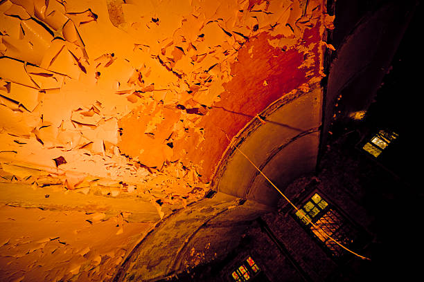 istock Grunge ceiling in abandoned house 471188523