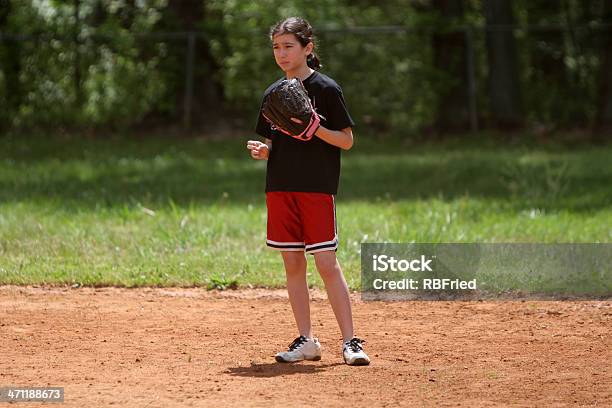 Softball Stock Photo - Download Image Now - Teenage Girls, Girls, Softball - Sport