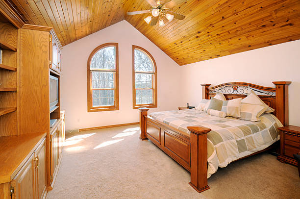 istock Master Bed Room Suite, Tongue and Groove, Showcase Interior Design 471188929