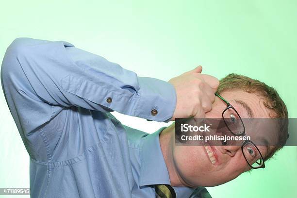 Businessman Fish Hook Gesture Stock Photo - Download Image Now - 40-44 Years, 40-49 Years, Adult
