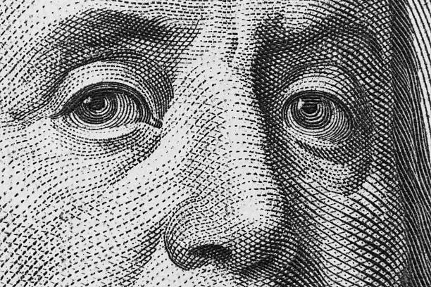 Benjamin Franklin ( 21 Mpx) stock photo