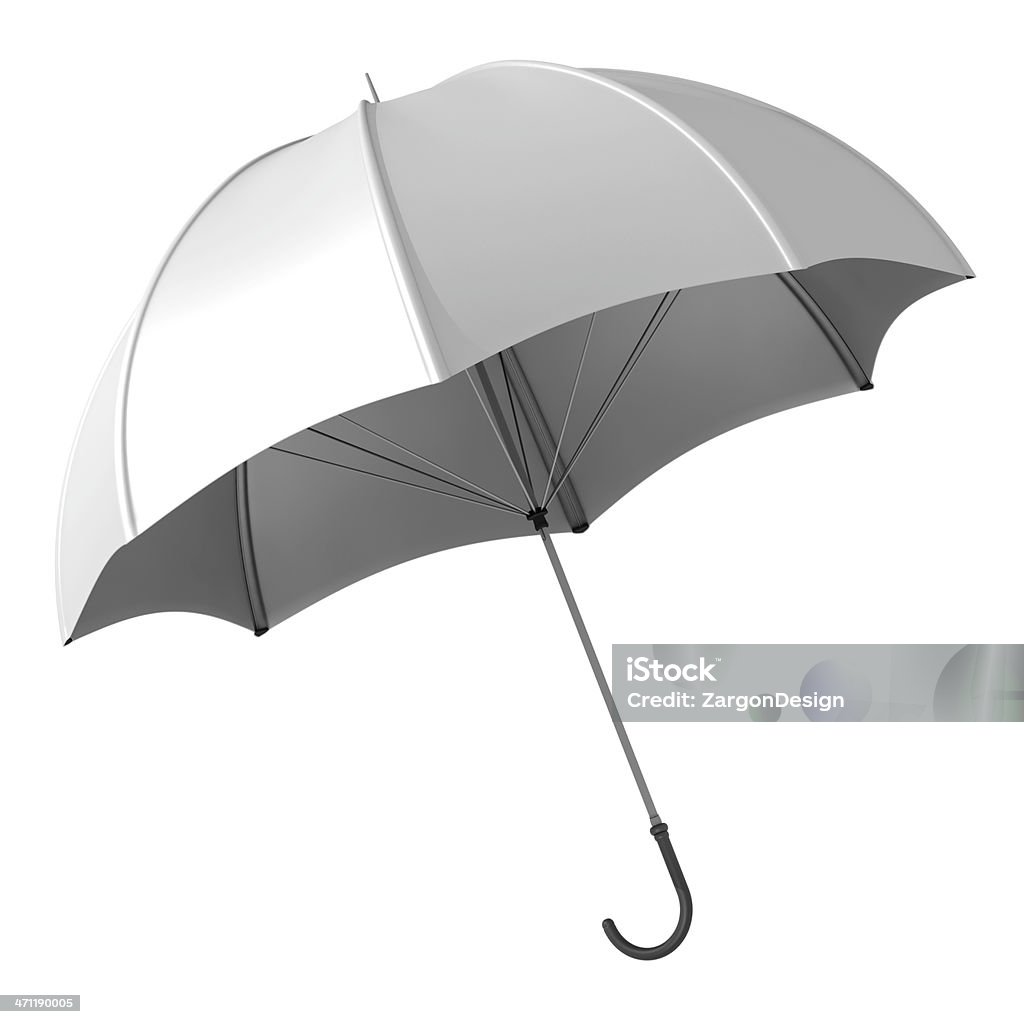 白いパラソルの - 傘のロイヤリティフリーストックフォト