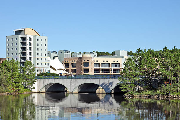 istock Road bridge over a lake 471190203