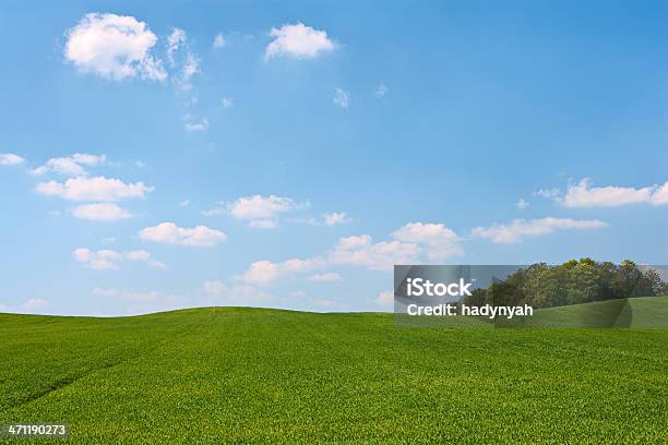 Frühling Landschaft Stockfoto und mehr Bilder von Abgeschiedenheit - Abgeschiedenheit, Anhöhe, Aussicht genießen