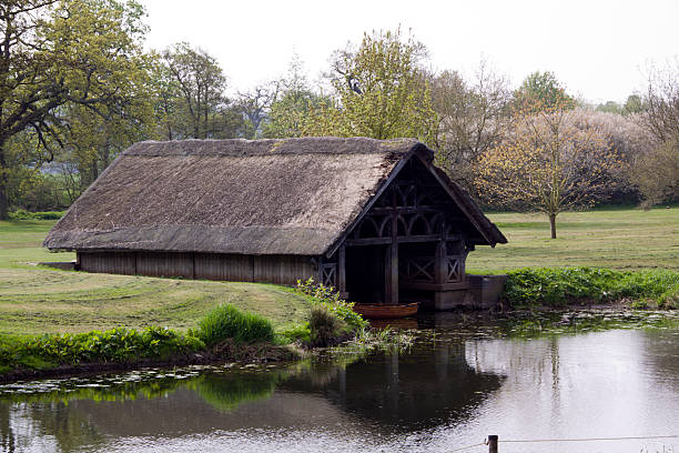 istock Boat House at Warwick Castle 471190327