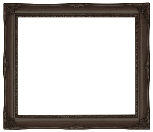 istock Ebony Picture Frame. Isolated on White with Clipping Path 471191509
