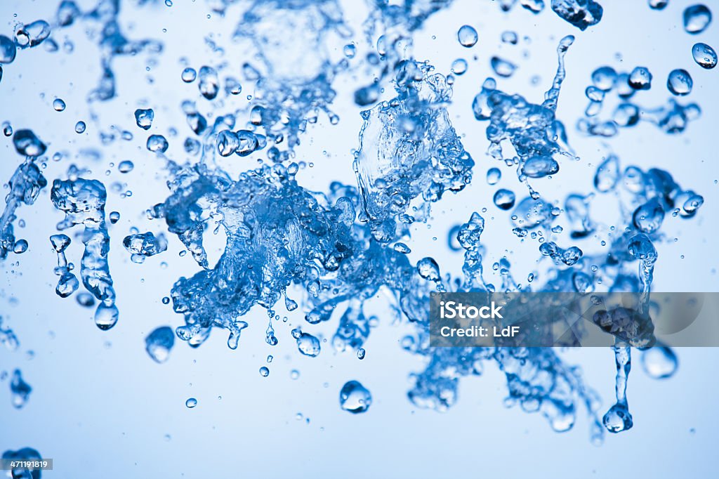 신선한 블루 물 - 로열티 프리 0명 스톡 사진