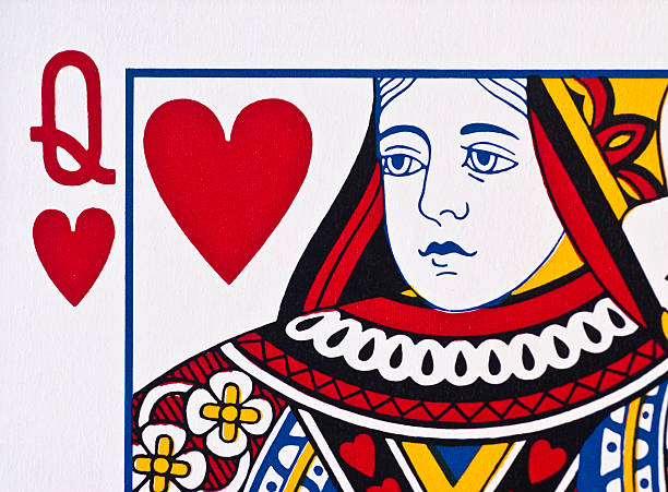 Queen of Hearts stock photo