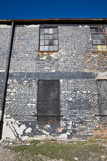 istock Old Factory Wall and Windows 471192083