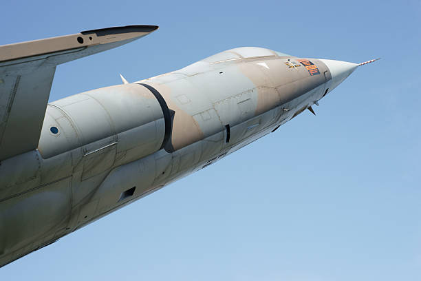 istock Military plane aiming for the sky 471192855