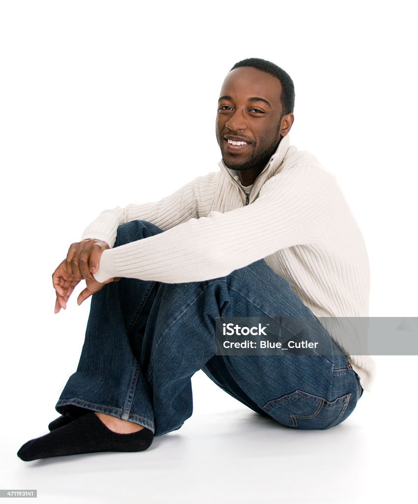 Young African American macho de estar - Foto de stock de 16-17 años libre de derechos
