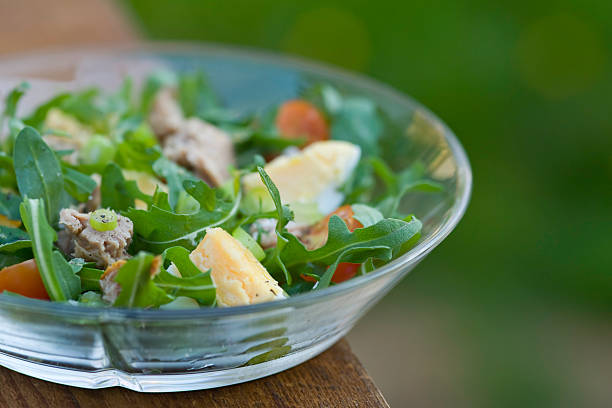 Tuna Nicoise Salad stock photo