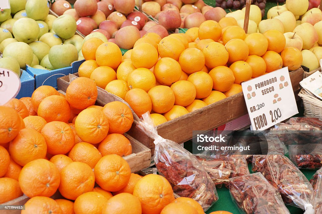 Frutas no mercado em Veneza - Royalty-free Alimentação Saudável Foto de stock