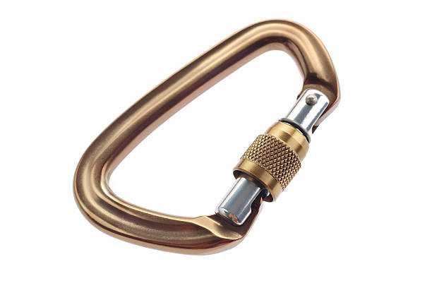 istock Gold carabiner 471194918