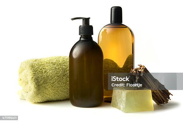 Wellness Aromatherapy Stock Photo - Download Image Now - Shampoo, Bottle, Cut Out