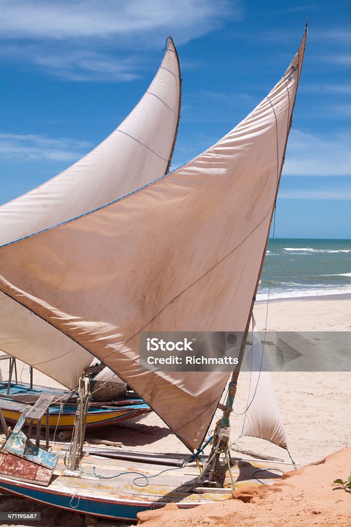 Brasile spiaggia tropicale. - Foto stock royalty-free di Canoa Quebrada