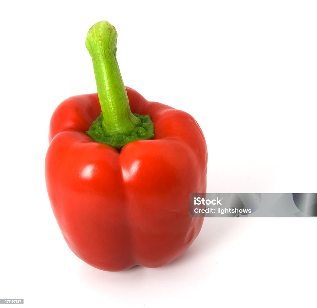 Peperone rosso - Foto stock royalty-free di Alimentazione sana