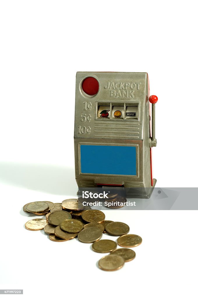 Antiguidade Slot Machine caixa de - Royalty-free 1950-1959 Foto de stock