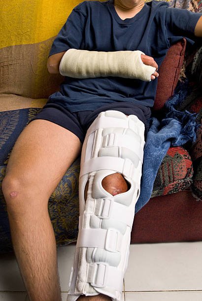istock Mountain bike accident 471197425