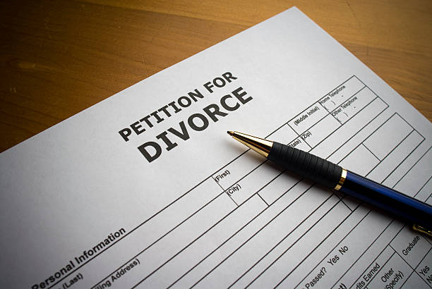 Divorce Document stock photo