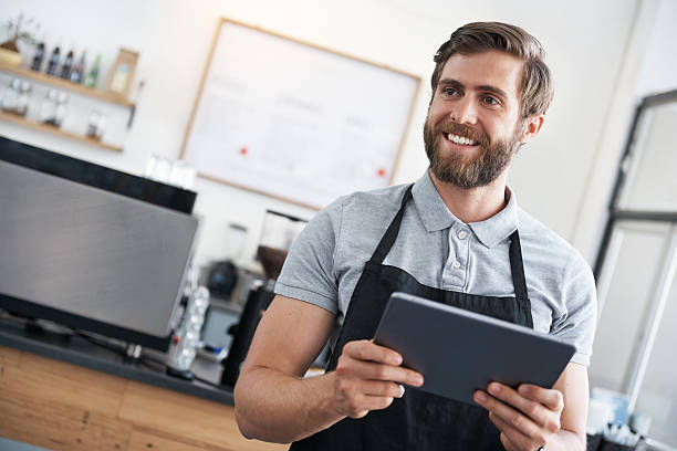 istock Who needs paperwork when you've got a digital tablet? 471198234
