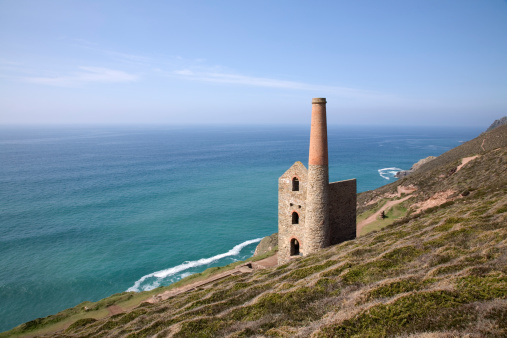 This is Towanroath Engine House, a grade II listed structure which is part of the abandoned Wheal Coates tin mine on the north Cornwall coast.