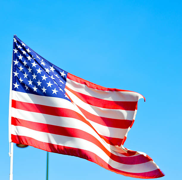 istock world waving flag in the blue sky  colour 471198654