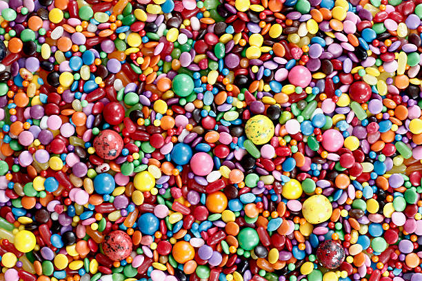 Colorful Candy Background stock photo