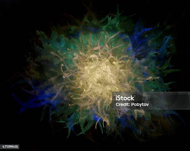 Ball Of Fire Stock Vektor Art und mehr Bilder von Aquarell - Aquarell, Astronomie, Abstrakt
