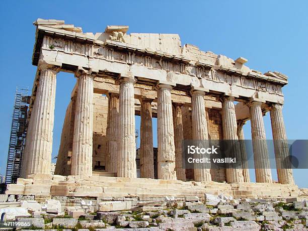 Partenón Foto de stock y más banco de imágenes de Acrópolis - Atenas - Acrópolis - Atenas, Aire libre, Antiguo