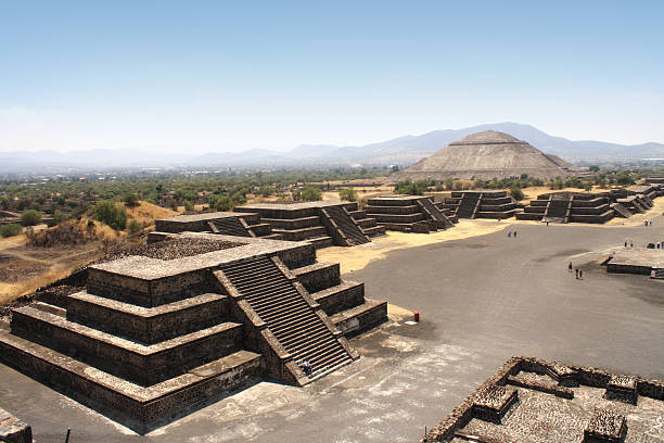 Teotihuacan - foto de acervo