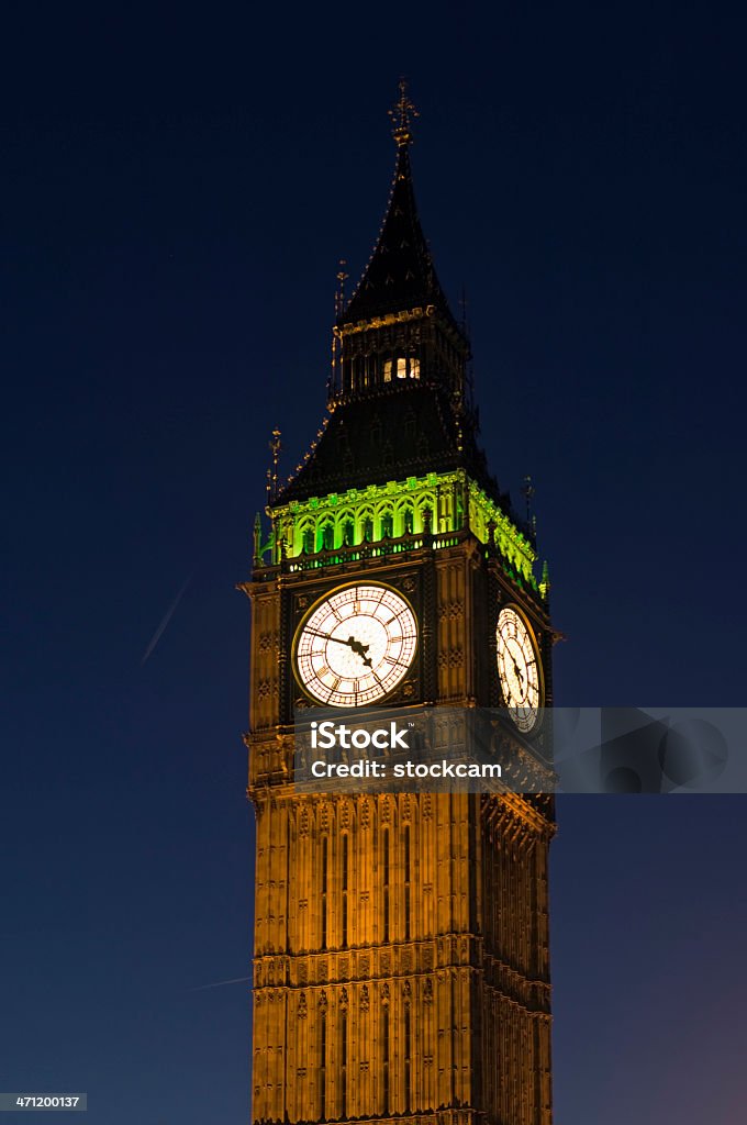 Big Ben, London bei Sonnenuntergang clocktower - Lizenzfrei Abenddämmerung Stock-Foto