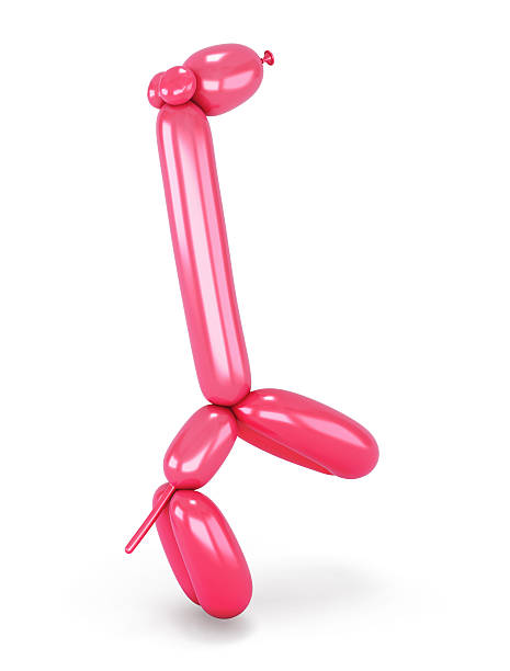 istock Giraffe from the extended red balloon 471200180