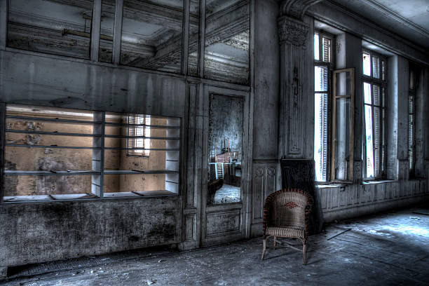 istock rattan chair abandoned in a hotel 471200274
