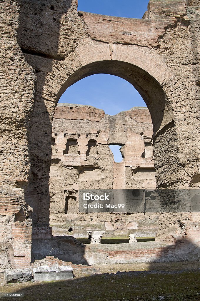 Termas de Caracalla - Foto de stock de Roma - Itália royalty-free