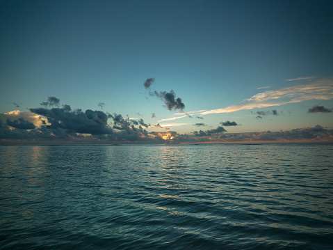 Amazing sunset over calm ocean. Hasselblad H3D-II 50 MPixel.
