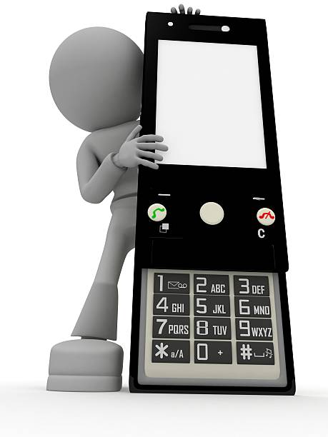 big telefone celular - foto de acervo