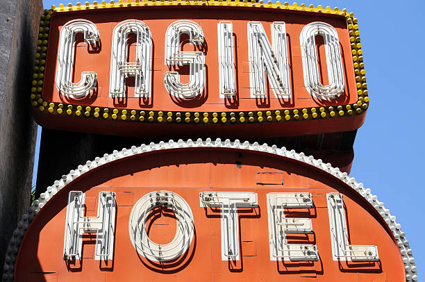 istock Casino and Hotel neon signs 471201197