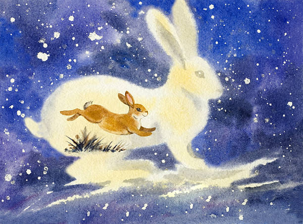 Rabbit vector art illustration