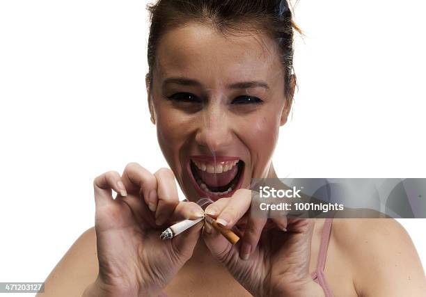 Quit 喫煙 - 1人のストックフォトや画像を多数ご用意 - 1人, カットアウト, タバコをやめる