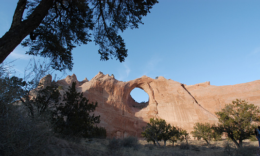 Window Rock a natural rock formation in Apache County, Arizona, United States