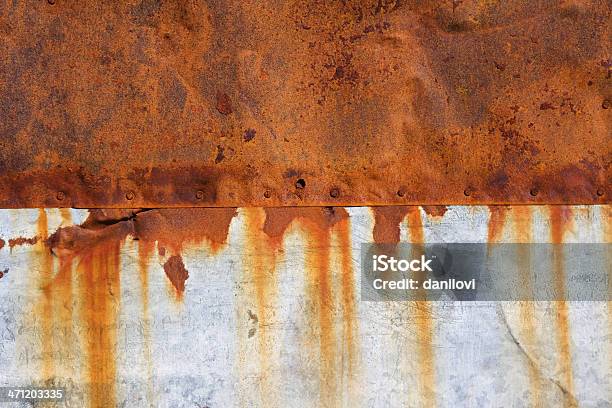 Foto de Rusty Metal Com Padrão e mais fotos de stock de Abstrato - Abstrato, Antigo, Arquitetura