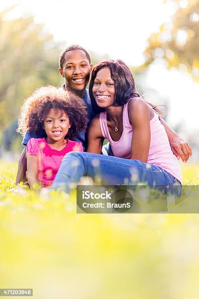 Happy African American Family Enjoying A Day In Nature Stock Photo - Download Image Now