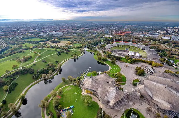 Photo of Munich Olympiapark from the TV tover