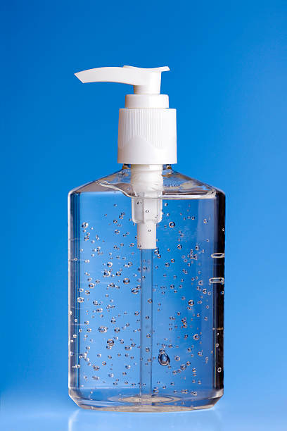 Hand Sanitizer Gel in Clear Pump Bottle