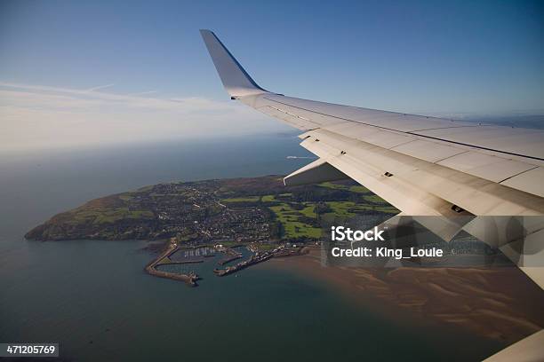 Arriving In Dublin Stock Photo - Download Image Now - Dublin - Republic of Ireland, Flying, Aircraft Wing